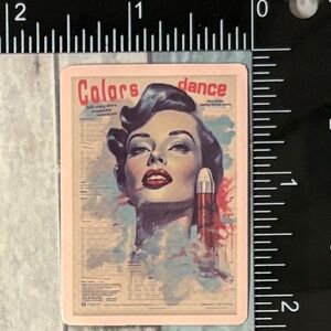 🌀10/$10🌀 Vintage Magazine Reusable Vinyl Sticker Decal